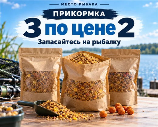 Прикормка: 3 по цене 2